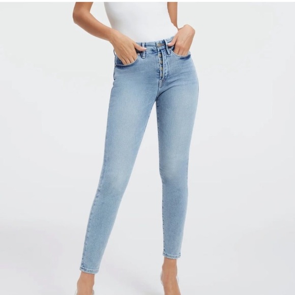 NWT Good American GOOD LEGS SKINNY JEANS Indigo317 - Picture 1 of 12
